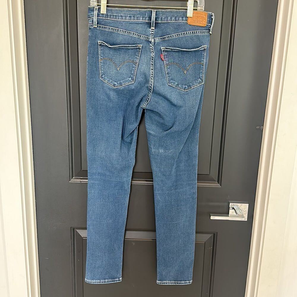 Levi's - 311 Shaping Skinny Jeans Size 28 Dark Wash Stretchy Denim - Picture 6 of 9